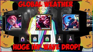 EVERYTHING I PULLED IN THE NEW GLOBAL EVENT WITH HUGE INF WAVE amp ALL POTIONS IN ANIME CARD BATTLE [upl. by Prima852]