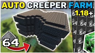 Minecraft CREEPER  Gunpowder Farm  118117 [upl. by Notsob]