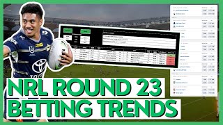 Betting Tips Trends amp Predictions For ALL Matches In Round 23  2024 NRL Season [upl. by Atilehs]