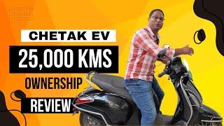 Chetak 25000 Kms Ownership REVIEW [upl. by Norha]