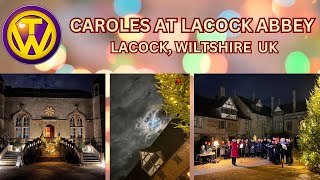 Lacock Abbey Lacock Wiltshire UK Christmas Caroles 2023 [upl. by Irby389]