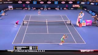 2010 AO R2 Henin Dementieva Highlights [upl. by Schwitzer245]