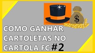 COMO GANHAR CARTOLETAS NO CARTOLA FC 2017 2 [upl. by Dombrowski]