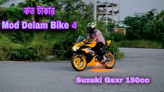 Gsxr 150 Modification  Modification Cost Suzuki Gsxr 150CC [upl. by Madlin]