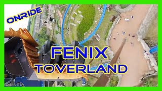 Toverland Fenix Wingcoaster Achterbahn Coaster POV Onride Freizeitpark [upl. by Ala221]