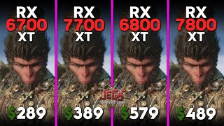 RX 6700 XT vs RX 7700 XT vs RX 6800 XT vs RX 7800 XT  Ryzen 5 7600  Tested in 15 games [upl. by Nosnor]