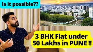 Buying flat in Pune under 50 Lakhs  Watch this before buying a flat in Pune  Pune Real Estate Vlog [upl. by Aerdnad]