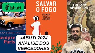 Prêmio Jabuti 2024  Análise dos vencedores a consagração de Salvar o Fogo [upl. by Bergmann]