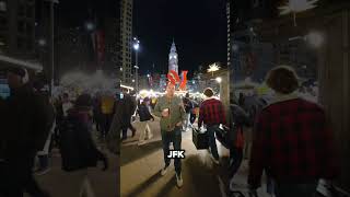 The Christmas Village at the Love Park in Philly [upl. by Bohannon]