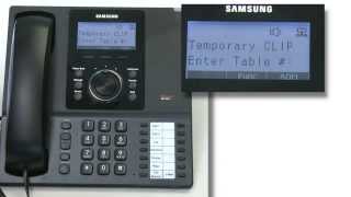 How To Use the T Clip on a Samsung Telephone System [upl. by Ydor]