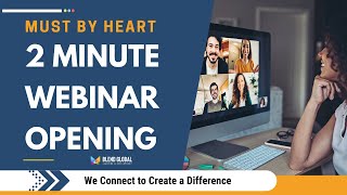 Perfect Webinar Script Template  Webinar Introduction Speech  Blend Global Webinar [upl. by Cull663]