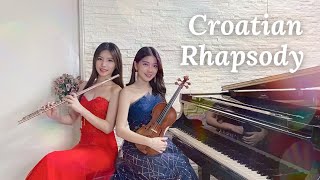 邁可森 克羅地亞狂想曲 Maksim Mrvica  Croatian Rhapsody ViolinFluteampPiano｜cover by 長笛琴人 [upl. by Atinomar]