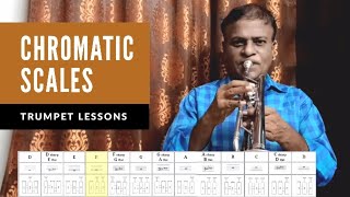 Chromatic Scales on Trumpet  Tamil  How to Play Trumpet Ep6  TrumpetMani StayHome LearnMusic [upl. by Lashoh599]