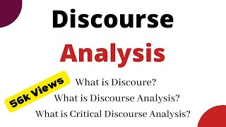 Discourse  Discourse Analysis  What Critical Discourse Analysis in Hindi Urdu Skillz Learners [upl. by Lesslie]