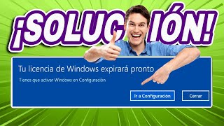 Tu LICENCIA de Windows EXPIRARÁ pronto 202220232024 SOLUCIÓN FÁCIL SIN PROGRAMAS Windows 10 PRO [upl. by Oballa]