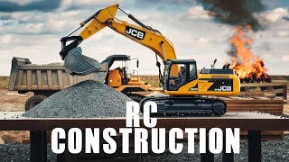 Fantastic RC Construction Site RC Excavators Dump Trucks Faszination Modellbau [upl. by Navada]