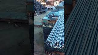 Bending process of threaded reinforcement for beams [upl. by Dempster293]