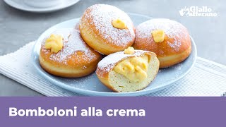 BOMBOLONI ALLA CREMA  Sofficissimi ricetta perfetta [upl. by Warfold639]