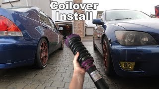 Coilover install  Lexus IS200 [upl. by Trellas603]