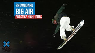 Snowboard Big Air Practice Highlights  X Games Aspen 2023 [upl. by Ylebmik412]