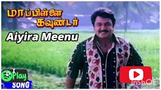 Mappillai Gounder Tamil Movie  Aiyira Meenu Video Song  Prabhu  Sakshi Shivanand  Swathi  Deva [upl. by Trella]