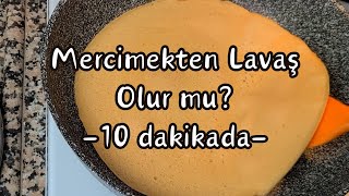 Mercimekten GLUTENSİZ LAVAŞ Yapımı Çok Pratik [upl. by Selassie]