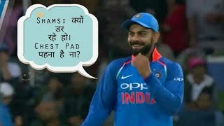 Watch Virat Kohli Funny Voice Recorded In Stump Mic Teasing Shamsi In India vs South Africa 5th ODI [upl. by Jabe]