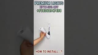 Light Up Wall Lights Install Guide 💡✨ Premium Solutions WhatsApp 918368947498 🛒 lights shorts [upl. by Yokum]