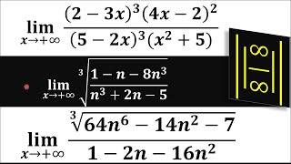 Limites de infinito sobre infinito [upl. by Leiram824]