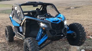 Short review of 2023 Can am x3 rs turbo RR blue and black [upl. by Rednael]