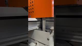 Welding a UPVC Window sash on Elumatec 4 head welder [upl. by Pall]