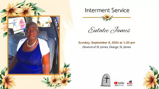 Interment Service for Eulalee James [upl. by Suh]