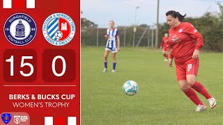 BURGHFIELD LADIES FIRSTS 150 THATCHAM amp NEWBURY BLUES  Fielders go goal crazy in County Cup ⚽ [upl. by Harrie]