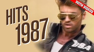 Hits 1987 1 hour of music ft The Cure TPau Heart George Michael U2 Whitesnake INXS  more [upl. by Ahsyad]