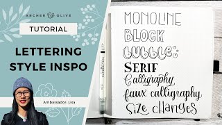 Top Quick and Easy Lettering Styles [upl. by Enelav]