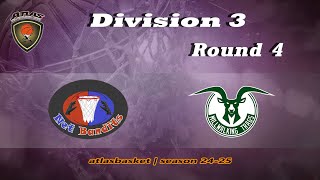 Atlasbasket  Div 3Round 4  NET BANDITS vs MILWALKING TRAGS [upl. by Ehtnax]