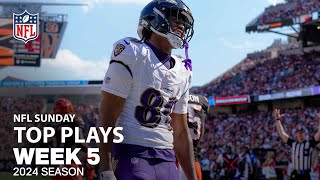 Top Plays From Sunday  NFL 2024 Season Week 5 [upl. by Ettebab]