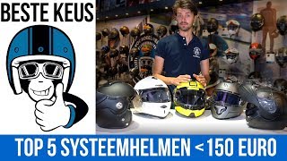 5 beste systeem motorhelmen onder de 150 euro  Voordeelhelmennl [upl. by Anegal648]