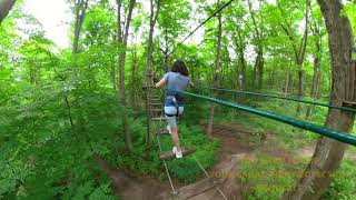 Go Ape Zipline and Adventure Park Indianapolis  Treetop Adventure [upl. by Varini]