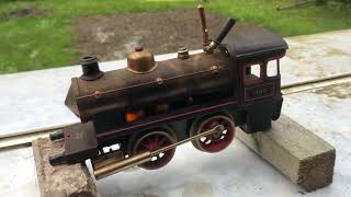 Bing live steam locomotive gauge 0 test [upl. by Hose]