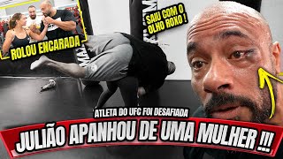 BALESTRIN APANHOU DE UMA MULHER  LUTADORA DO UFC ACABOU COM ELE [upl. by Amias]