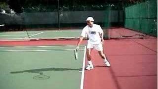 Tennis Backhand Topspin Drive  Taking It On The Rise [upl. by Sheepshanks]