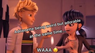 Adrienette sweetfunny moment 💗  Miraculous New York Special [upl. by Pinkerton]