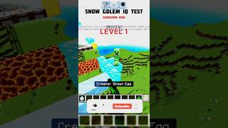 Snow golem IQ test shots try not to laugh challenge [upl. by Pennie613]