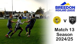 Nairn County v Fraserburgh  Breedon Highland League  Match 13 of Season 202425 [upl. by Claudetta]