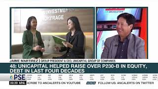 48 Unicapital helped raise over P230B in equity debt in last four decades ANCs Market Edge [upl. by Dasie]