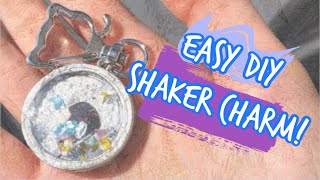 DIY Shaker Charms Super Easy Resin is Optional [upl. by Margreta]