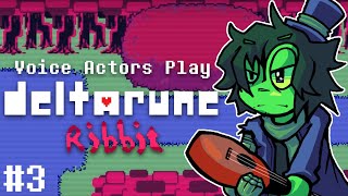 Voice Actors Play DELTARUNE RIBBIT Mod Part 3 [upl. by Coonan605]