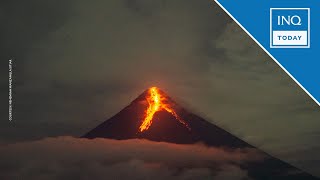 Mayon’s ominous Alert Level 3 stays effusive eruption 21 volcanic quakes recorded  INQToday [upl. by Skerl]