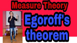 Egoroffs theorem Measure theory  measure theory in hindi [upl. by Gnof]